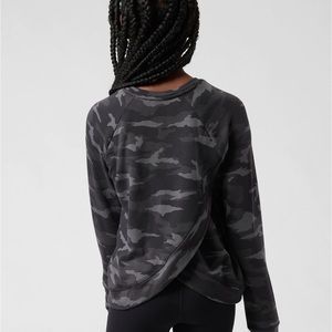 Athleta Girl Cozy Cross Your Fingers Sweatshirt